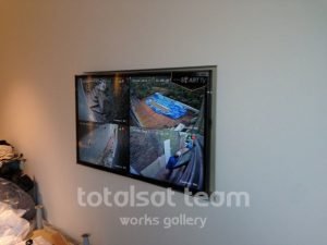 wall integrated tv fitted